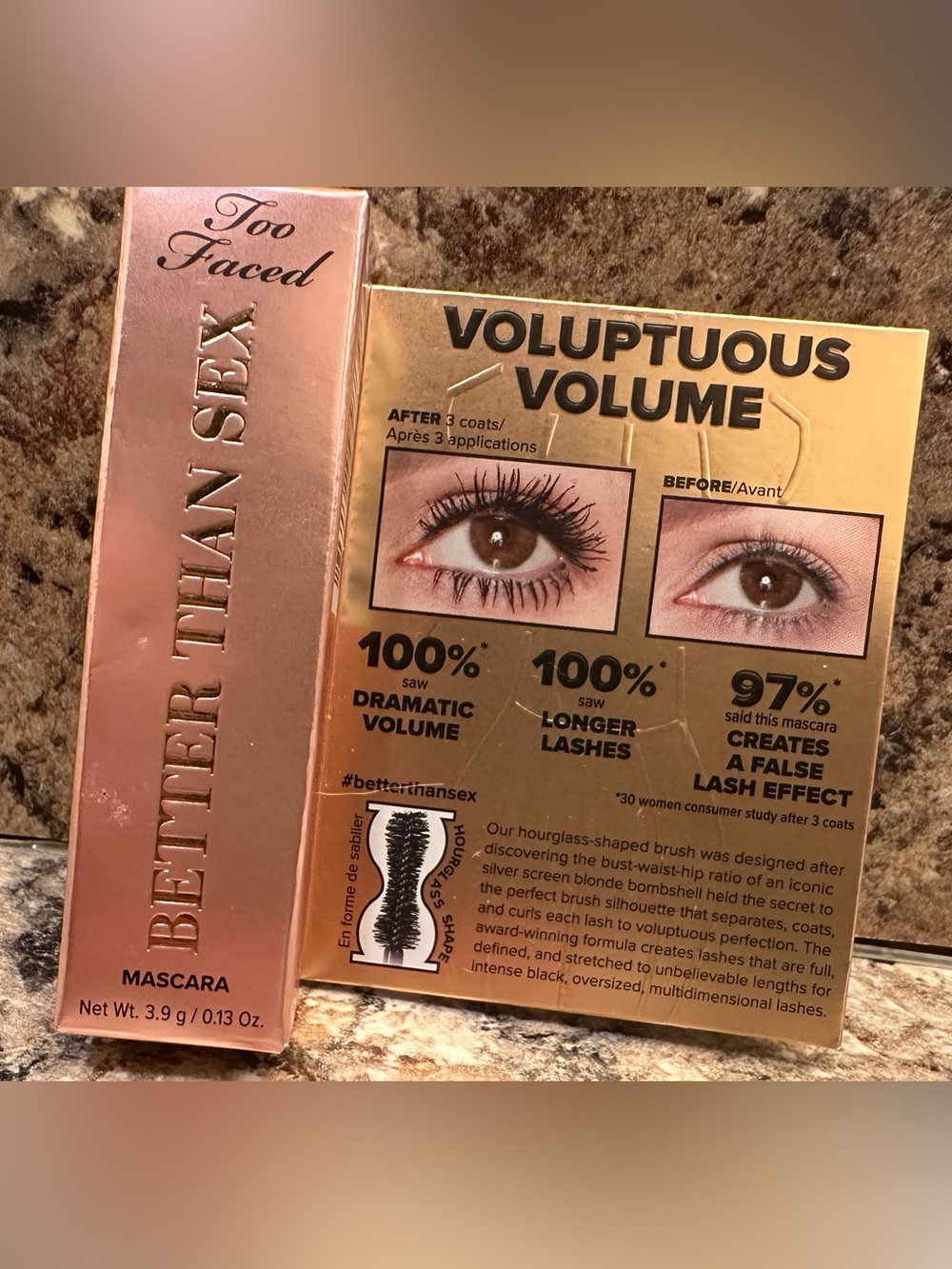 Too Faced Voluptuous Volume Mascara - Black Travel Size